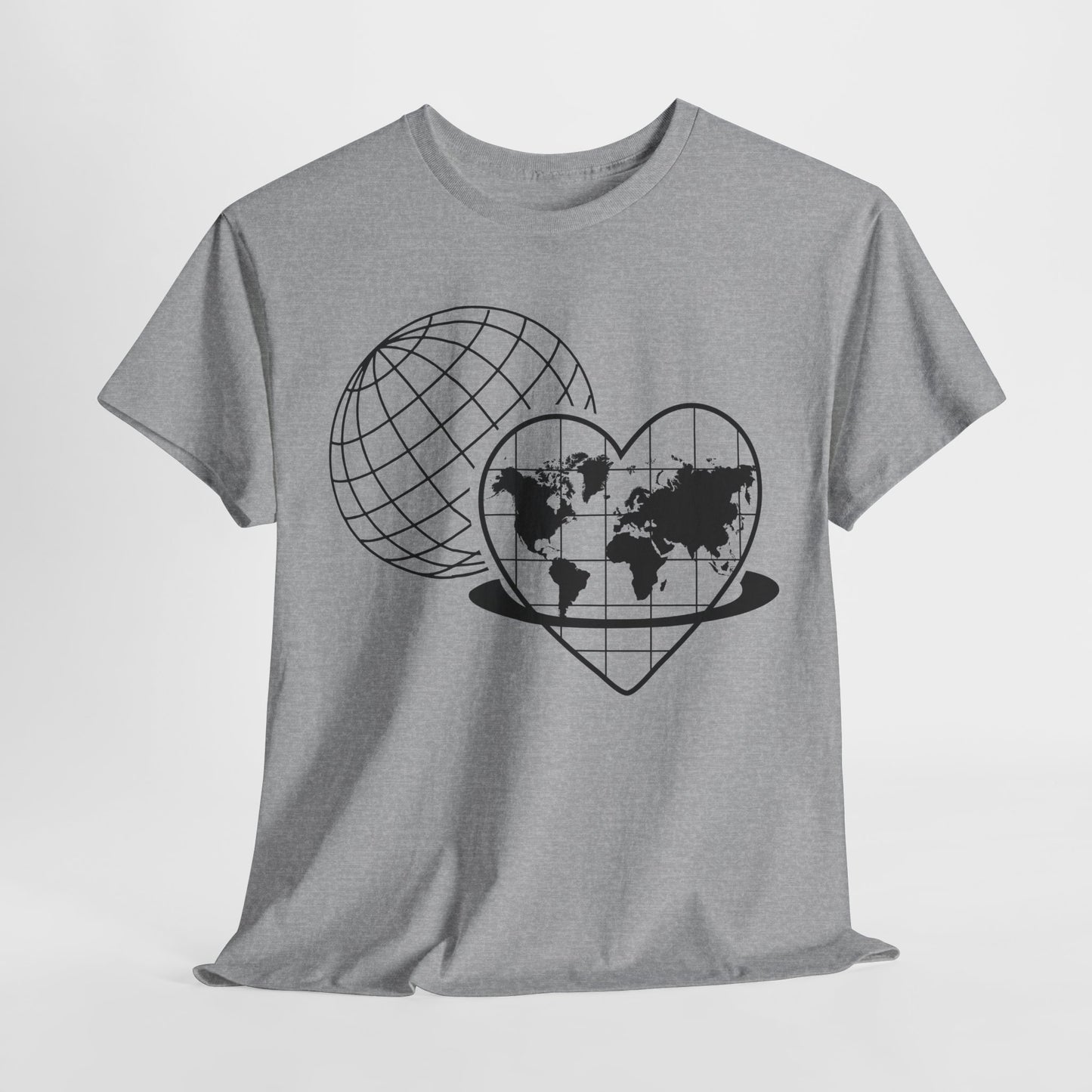 Camiseta unisex de algodón grueso: "Eres suficiente para el mundo". Camiseta gráfica inspiradora.