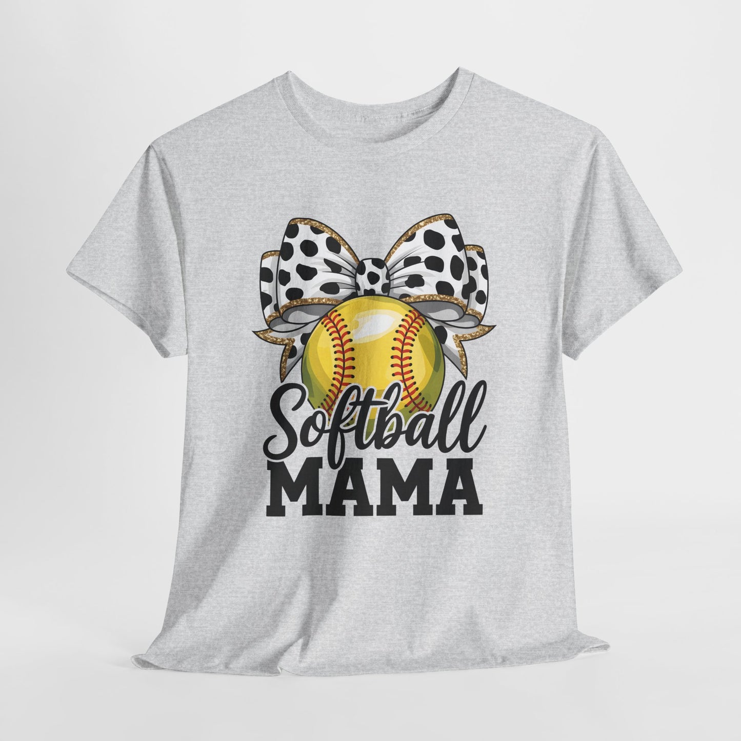 Softball Mama Unisex Heavy Cotton Tee - Perfect Gift for Softball Moms