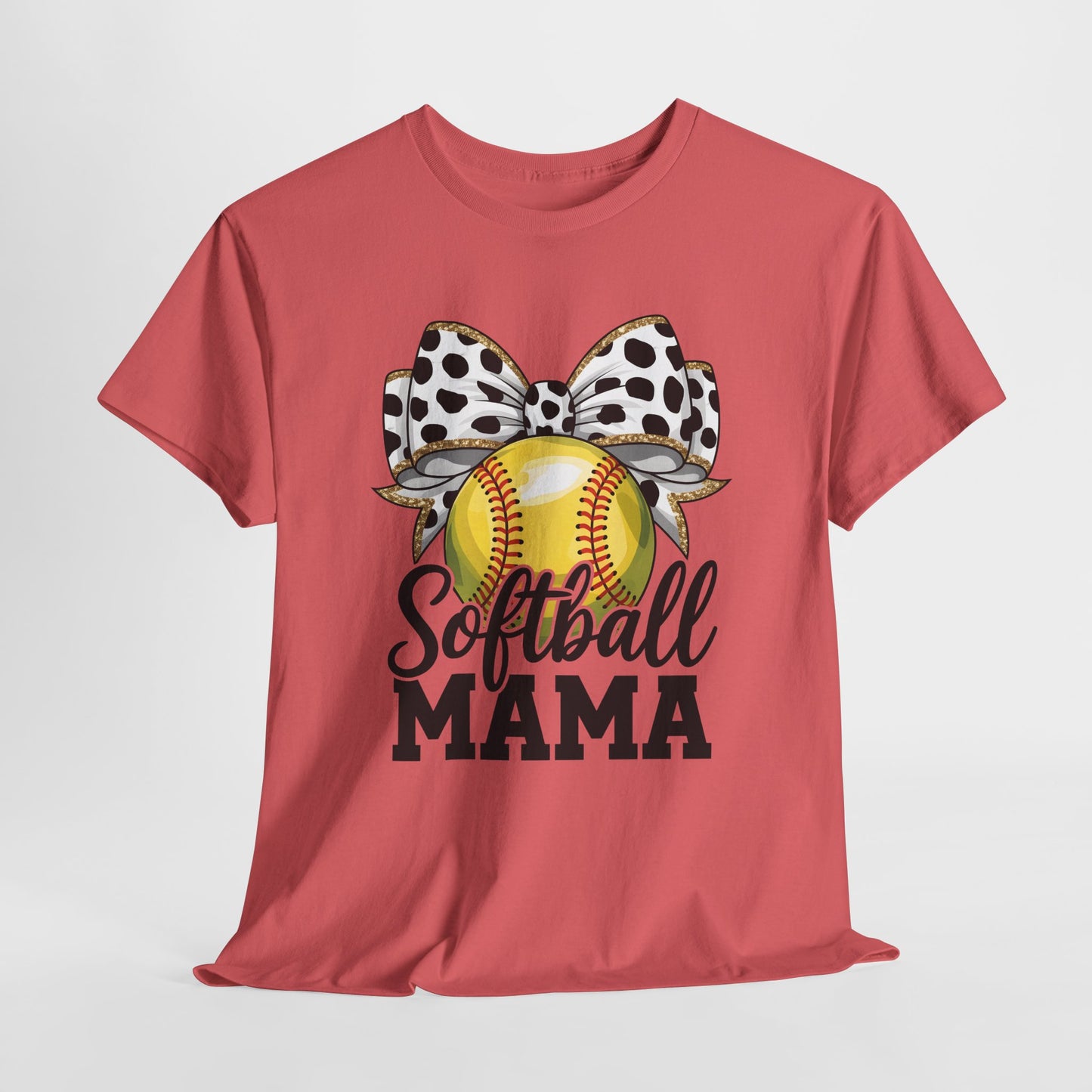 Softball Mama Unisex Heavy Cotton Tee - Perfect Gift for Softball Moms