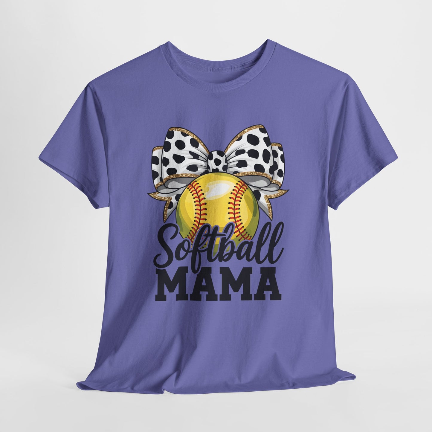 Softball Mama Unisex Heavy Cotton Tee - Perfect Gift for Softball Moms