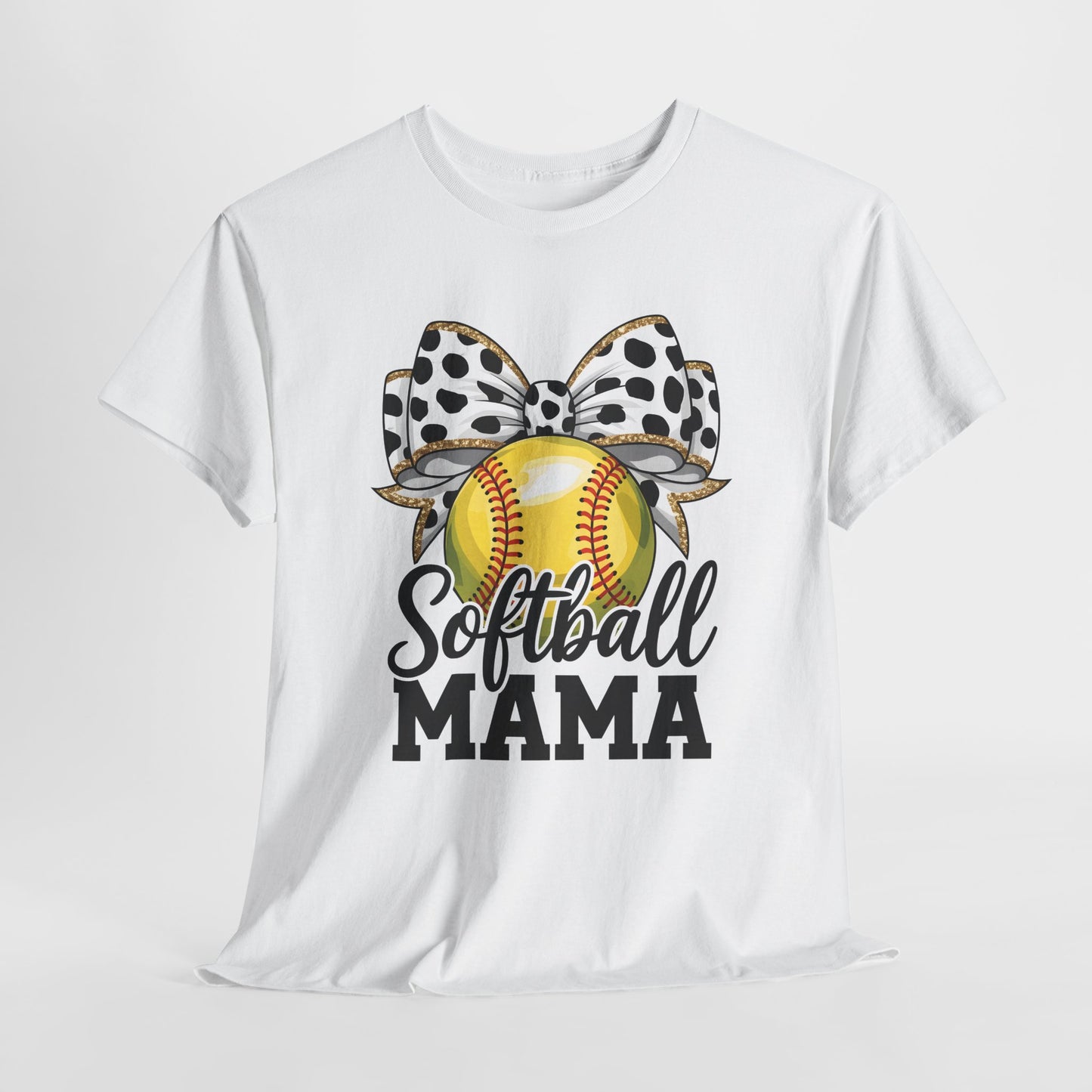 Softball Mama Unisex Heavy Cotton Tee - Perfect Gift for Softball Moms