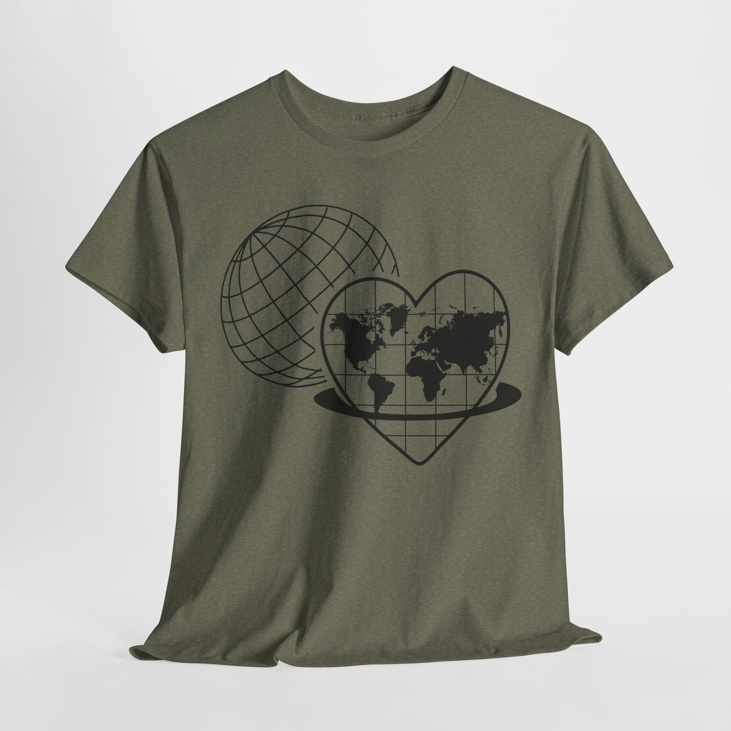 Camiseta unisex de algodón grueso: "Eres suficiente para el mundo". Camiseta gráfica inspiradora.
