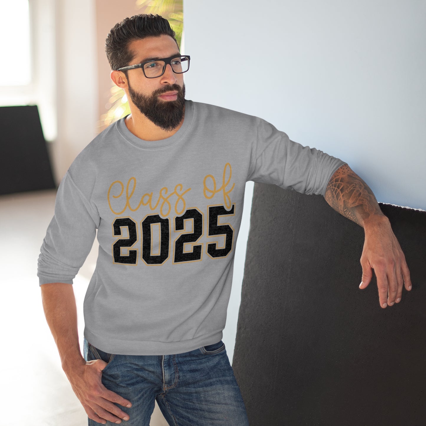 Class of 2025 Unisex Crew Neck Sweatshirt - Graduation Spirit Wear