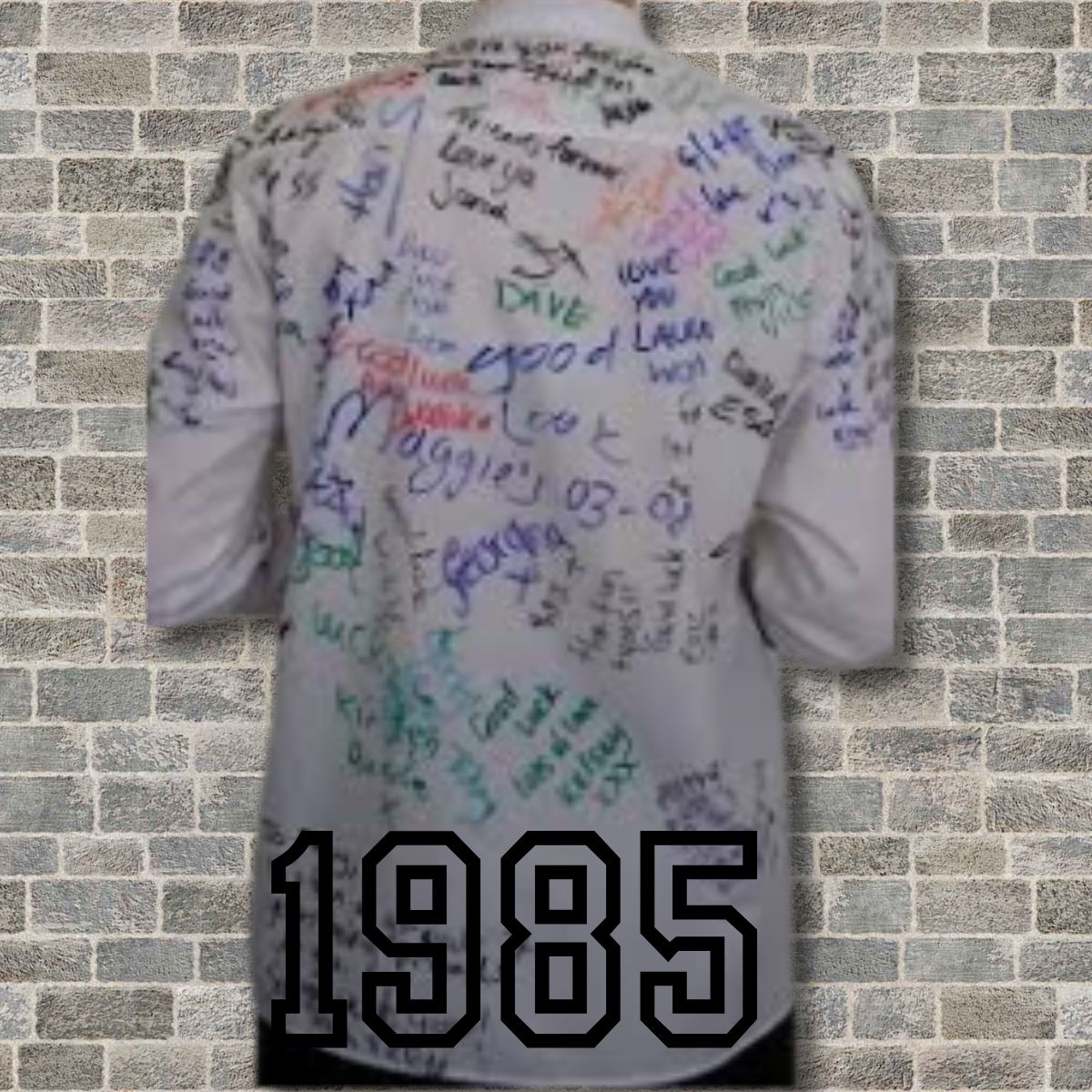 Last Day of School Autograph Tee - Fun Unisex Heavy Cotton Shirt for Signatures 2024-2025
