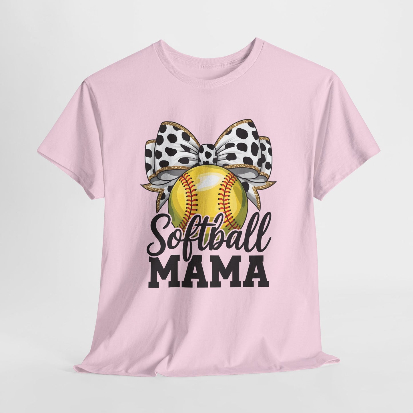 Softball Mama Unisex Heavy Cotton Tee - Perfect Gift for Softball Moms