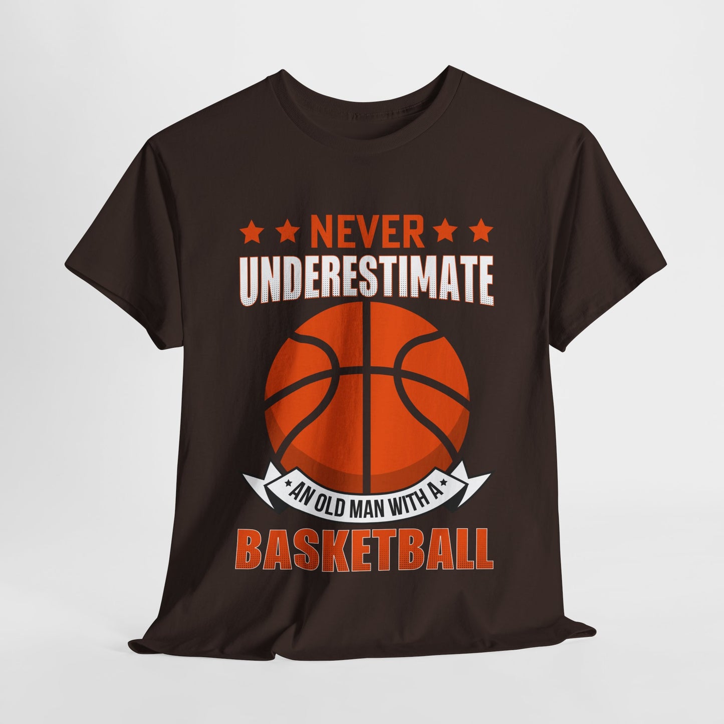 Basketball Lover Unisex Tee - 'Never Underestimate an Old Man with a Basketball'