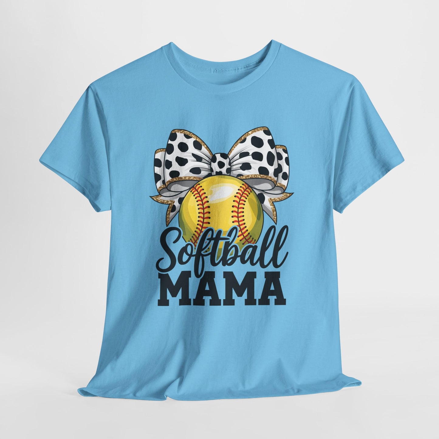Softball Mama Unisex Heavy Cotton Tee - Perfect Gift for Softball Moms