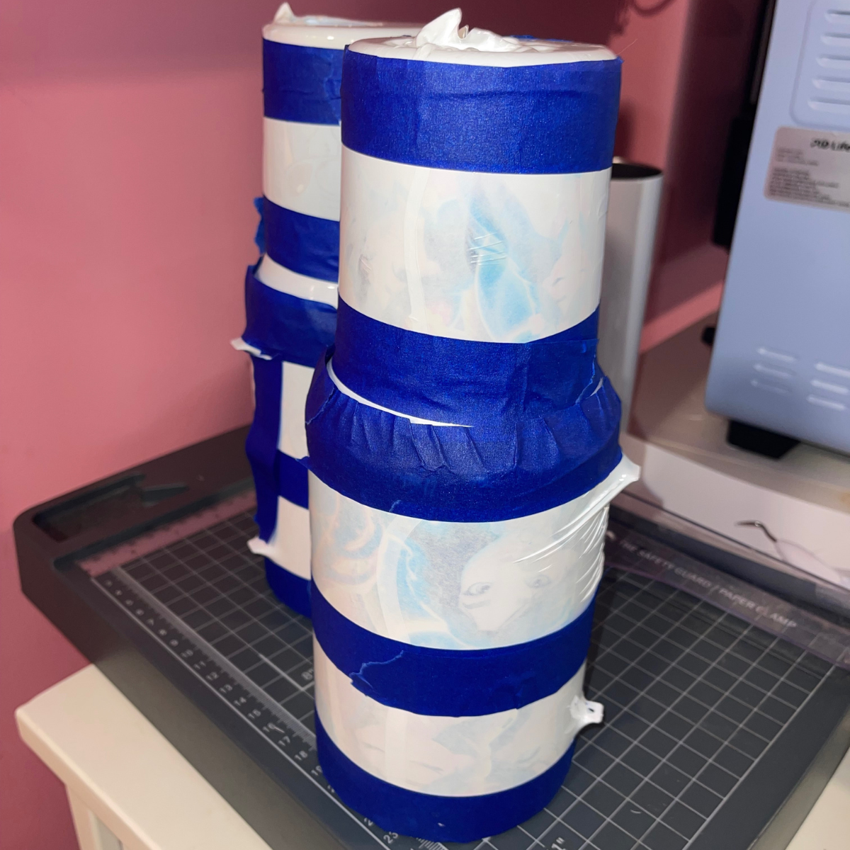 Vaso de acero inoxidable de 40 oz con impresión por sublimación de diseños de corazones personalizados con doble pared aislada al vacío. Elija entre 2 diseños de colores.