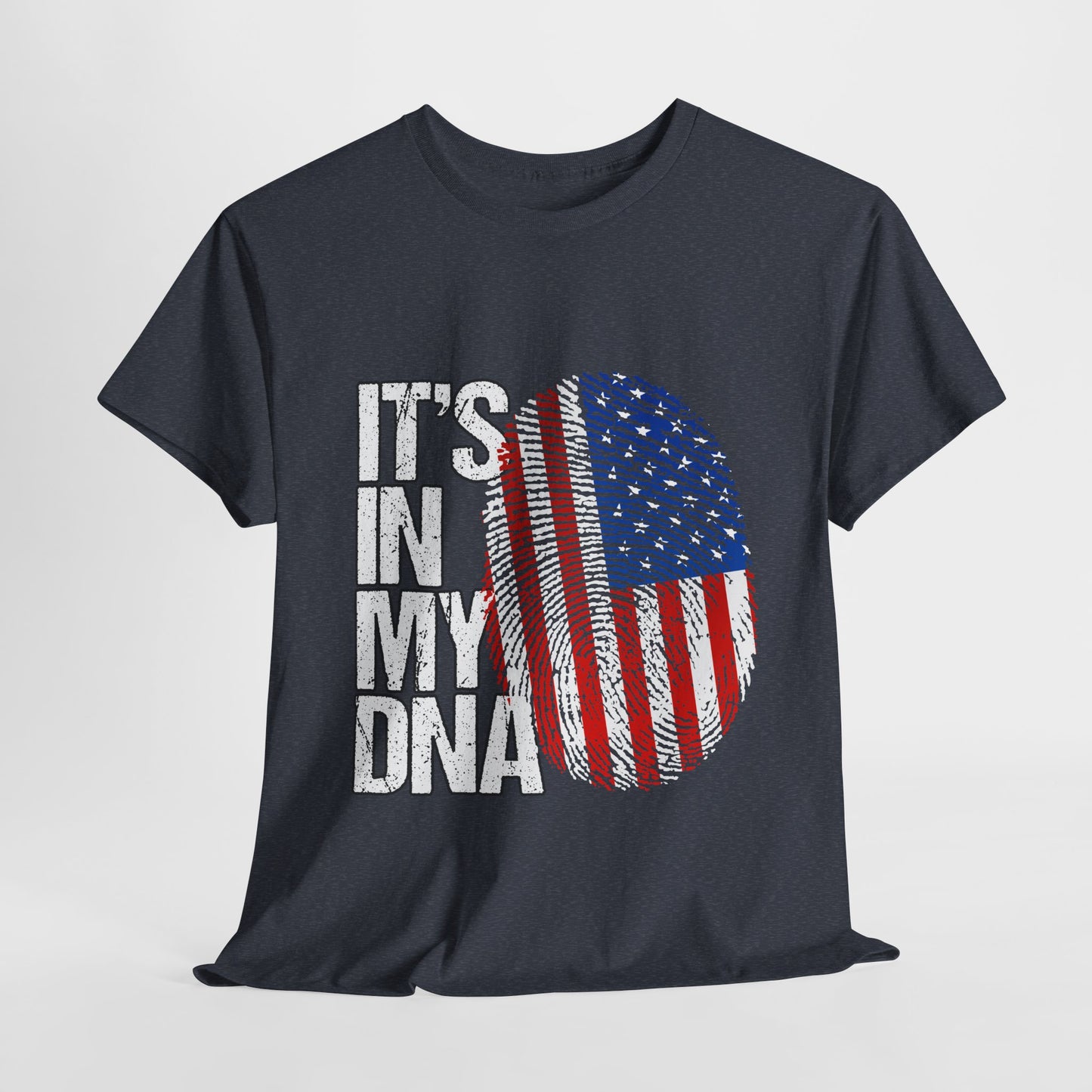 Patriotic Graphic Tee - It's In My DNA, Unisex T-Shirt, Independence Day Gift, American Pride Shirt, Casual Wear, Red White Blue Apparel