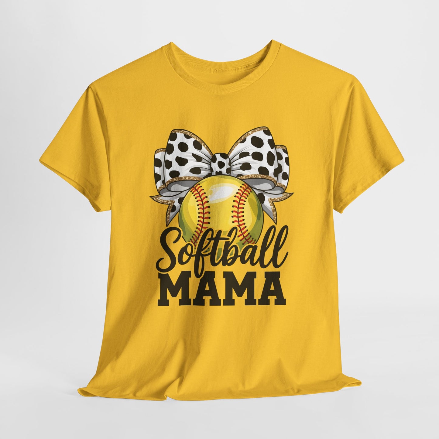 Softball Mama Unisex Heavy Cotton Tee - Perfect Gift for Softball Moms