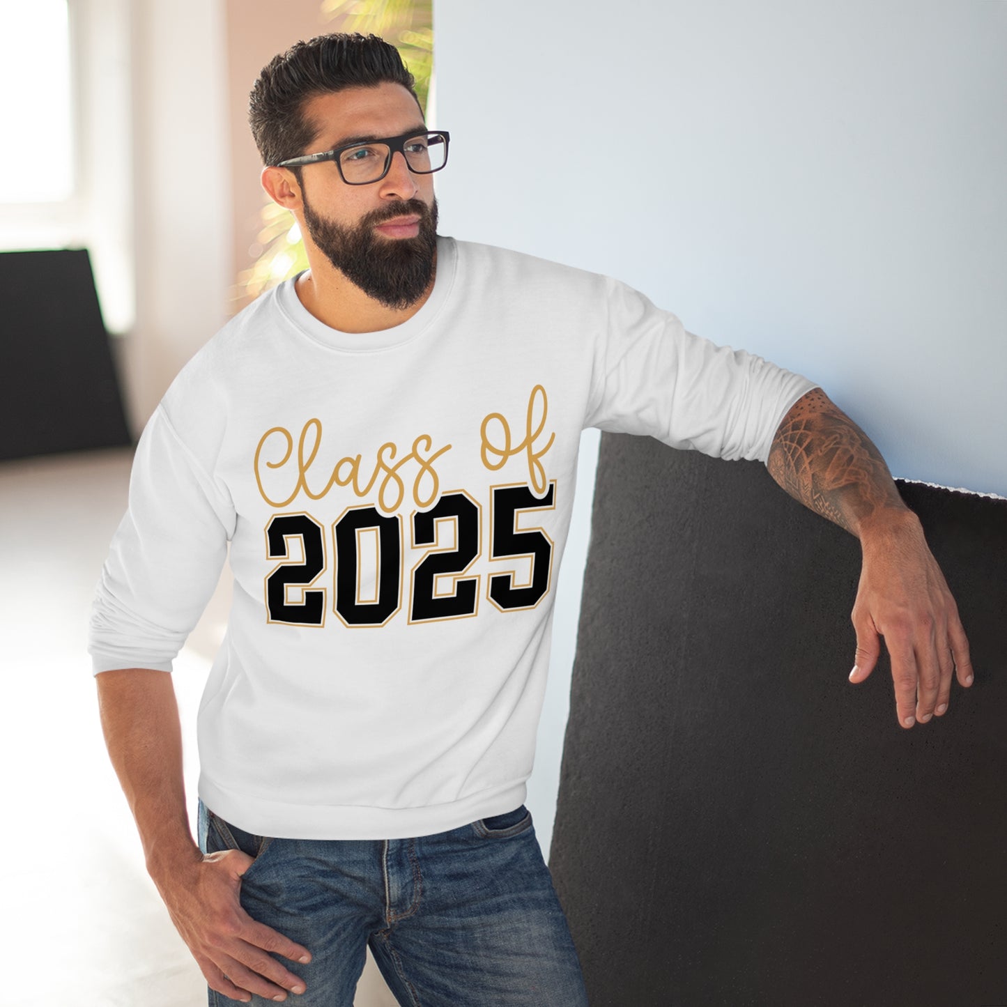 Class of 2025 Unisex Crew Neck Sweatshirt - Graduation Spirit Wear