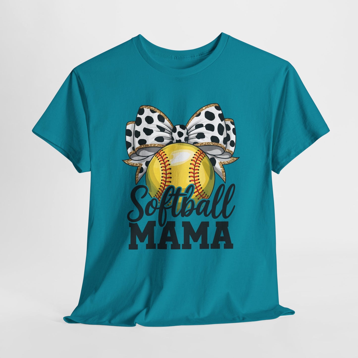 Softball Mama Unisex Heavy Cotton Tee - Perfect Gift for Softball Moms