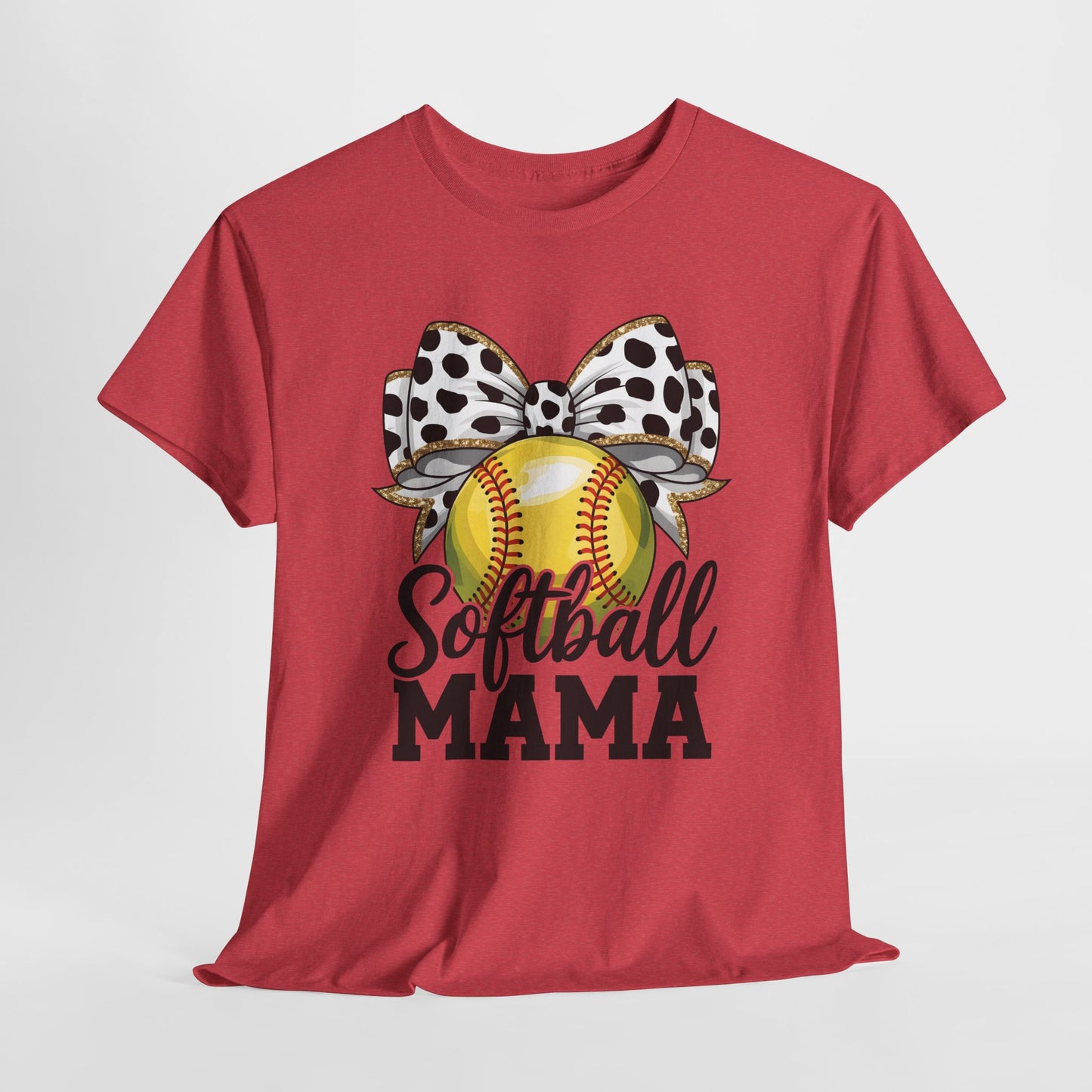 Softball Mama Unisex Heavy Cotton Tee - Perfect Gift for Softball Moms