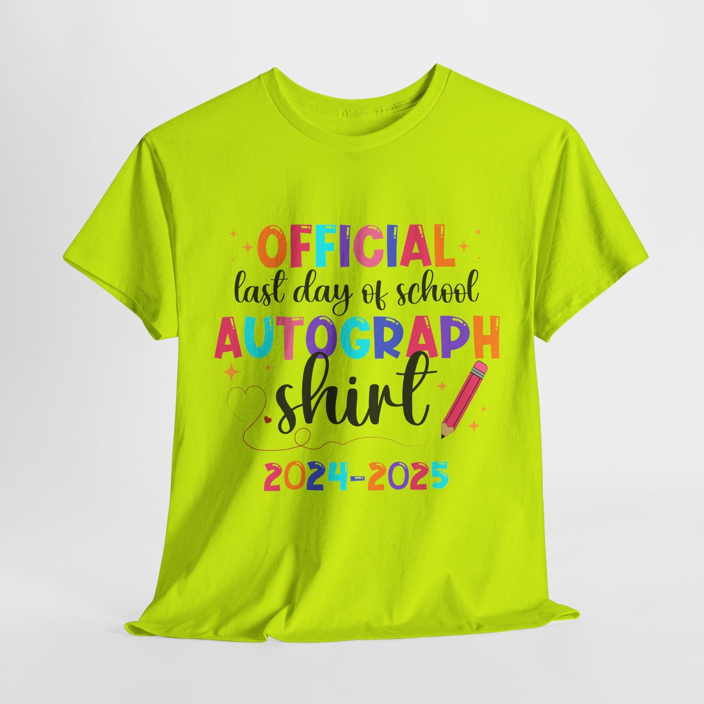 school autograph tee