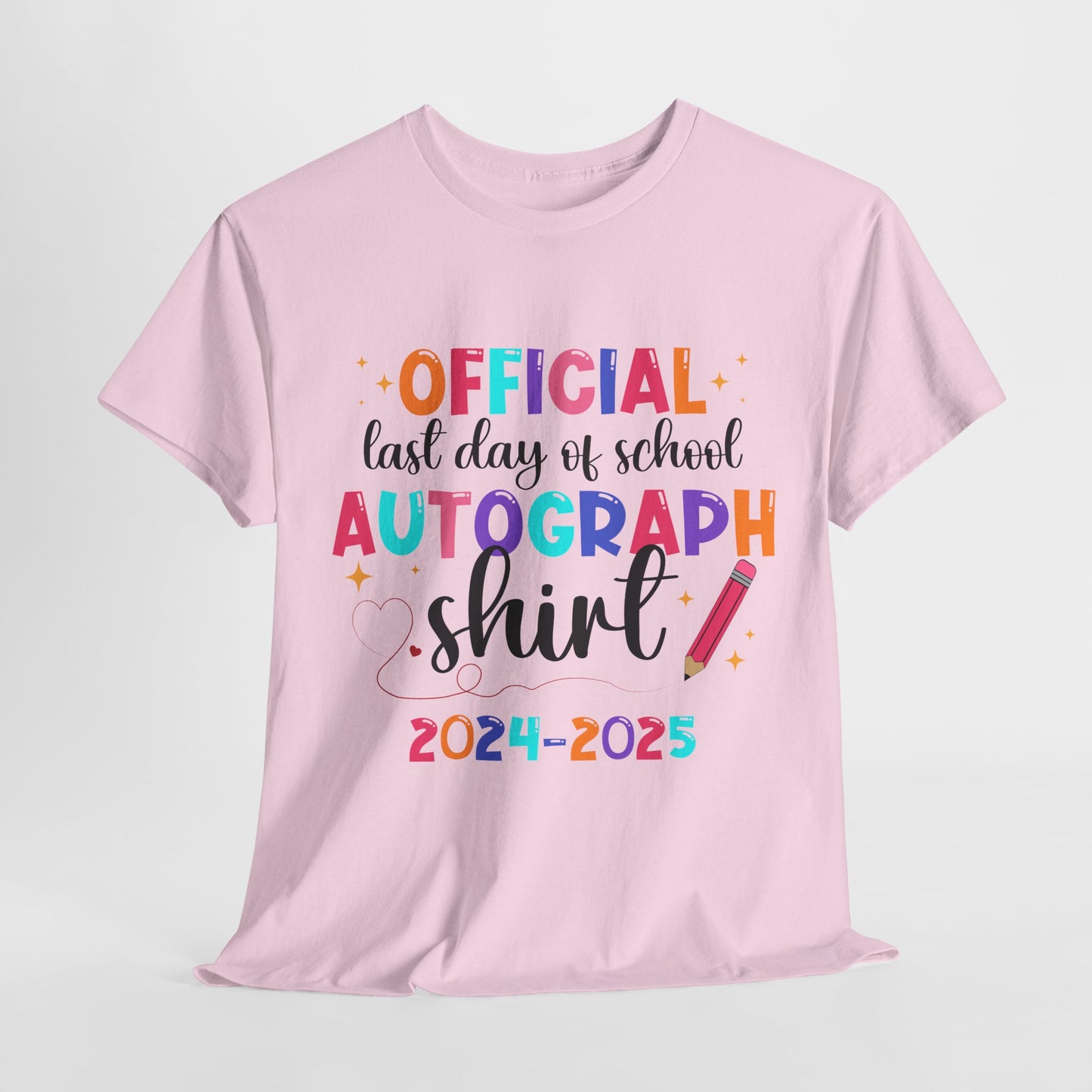 School Autographs Pink Tee