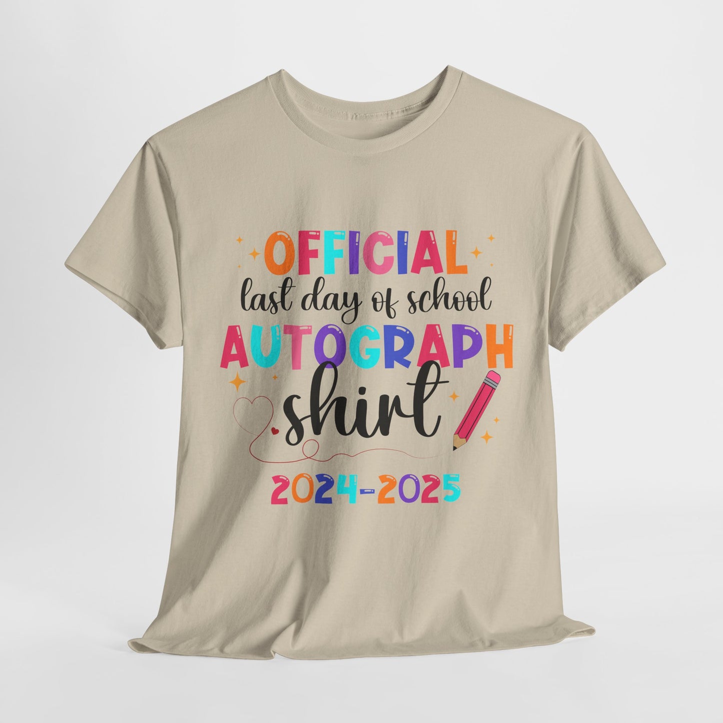 Sand color Autogrgraph tshirt