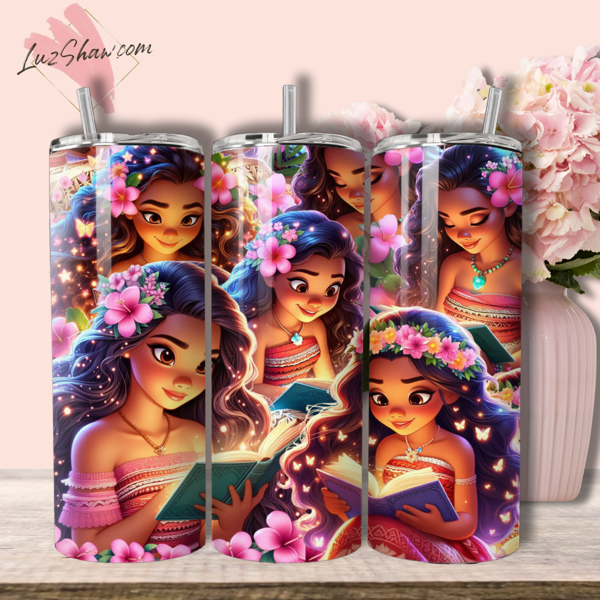 Princess Storytime with 8 Designs to choose from 20oz Stainless Steel Custom Sublimation Print Tumbler Double Wall Vacuum Insulated Princess Design