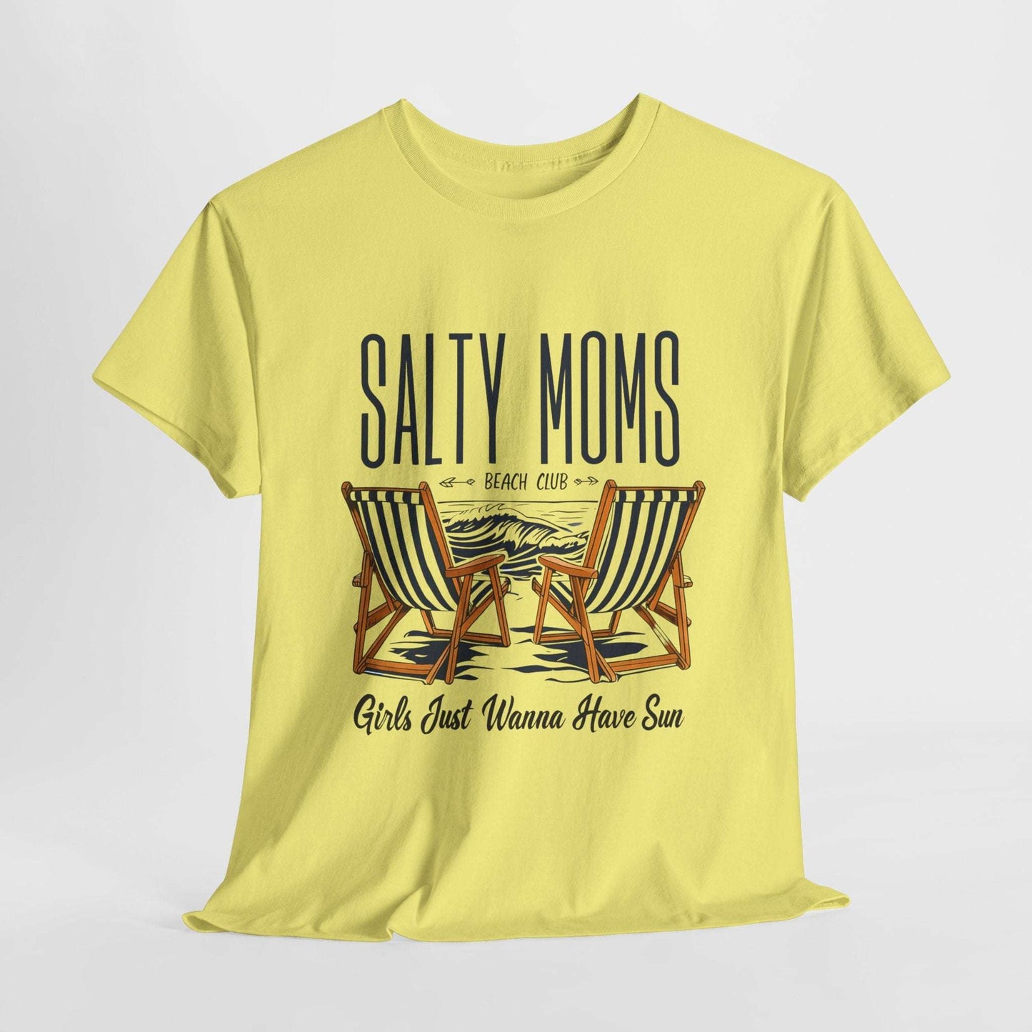 Salty Moms Beach Club Unisex Heavy Cotton Tee