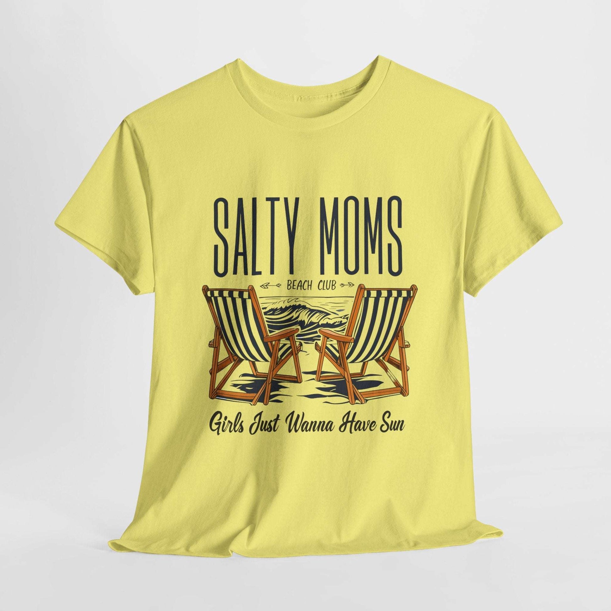 Salty Moms Beach Club Unisex Heavy Cotton Tee