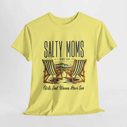 Salty Moms Beach Club Unisex Heavy Cotton Tee