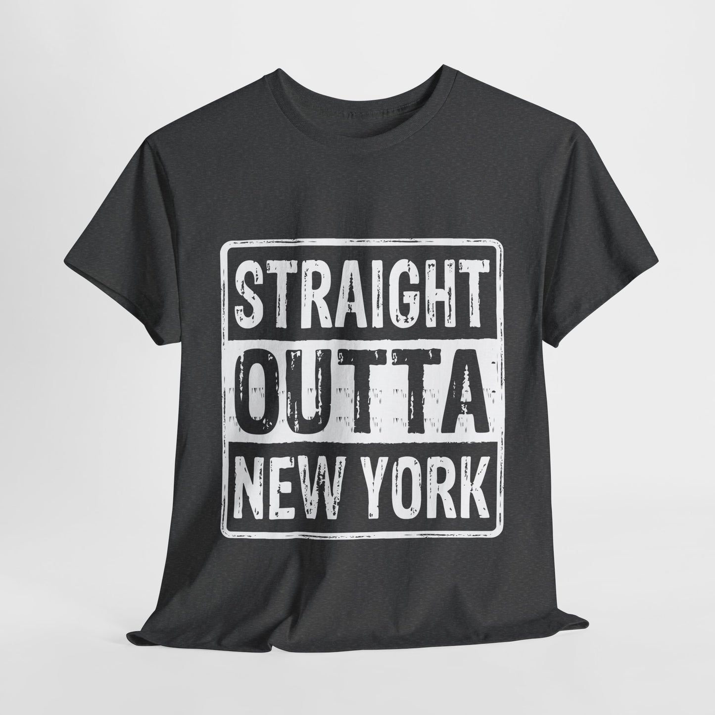 Straight Outta New York Unisex Heavy Cotton Tee