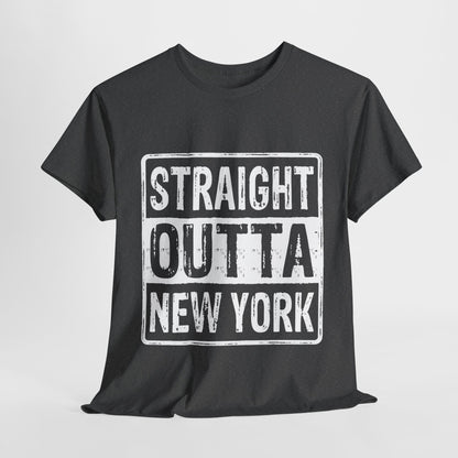 Straight Outta New York Unisex Heavy Cotton Tee