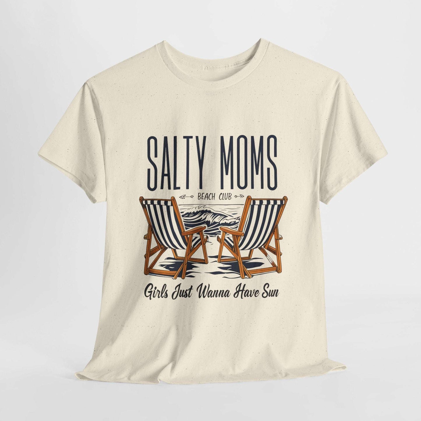 Salty Moms Beach Club Unisex Heavy Cotton Tee