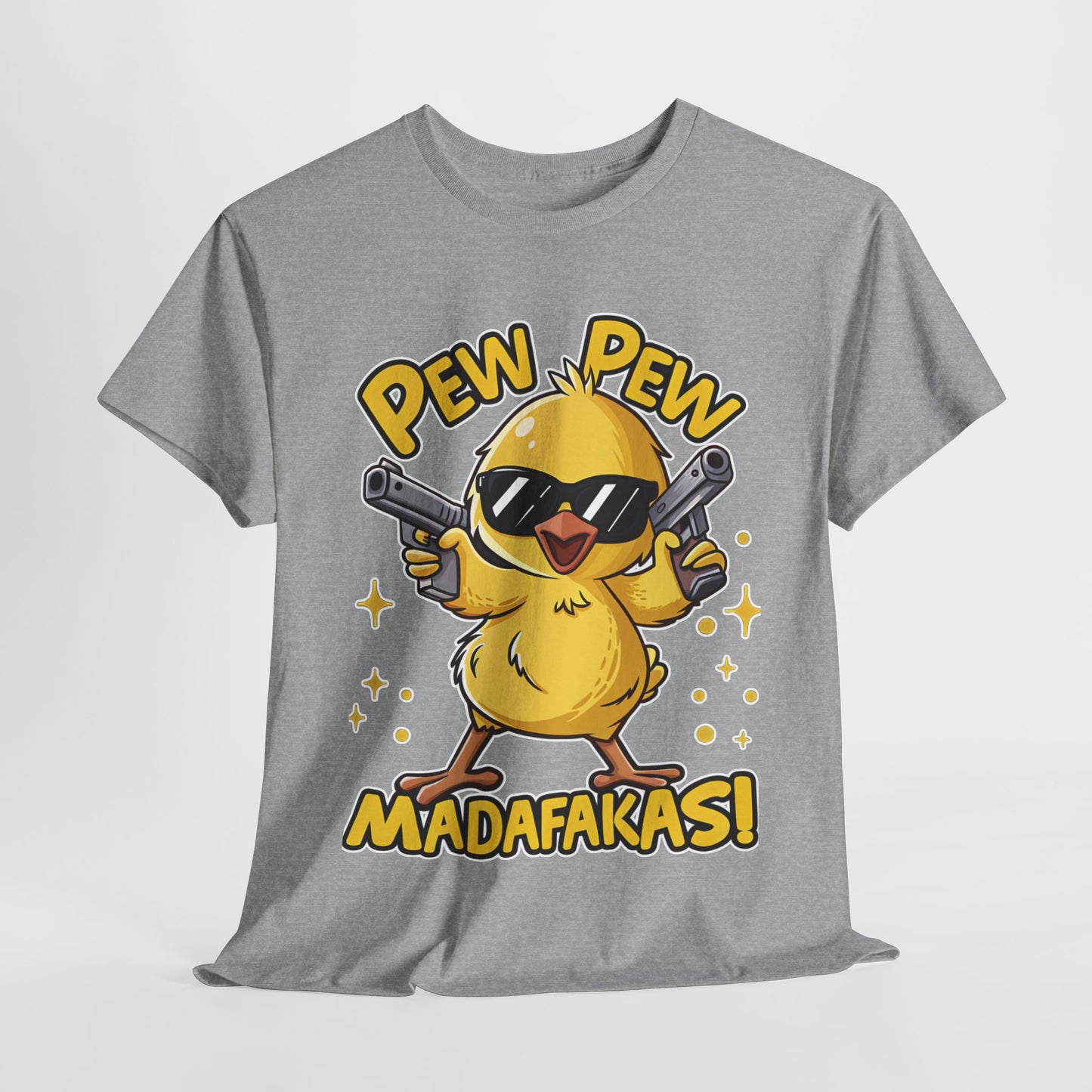 Pew Pew Madafakas Unisex Cotton Tee, Fun Graphic T-Shirt, Casual Wear, Gift for Gamers, Quirky Humor Tee, Everyday Comfort Shirt