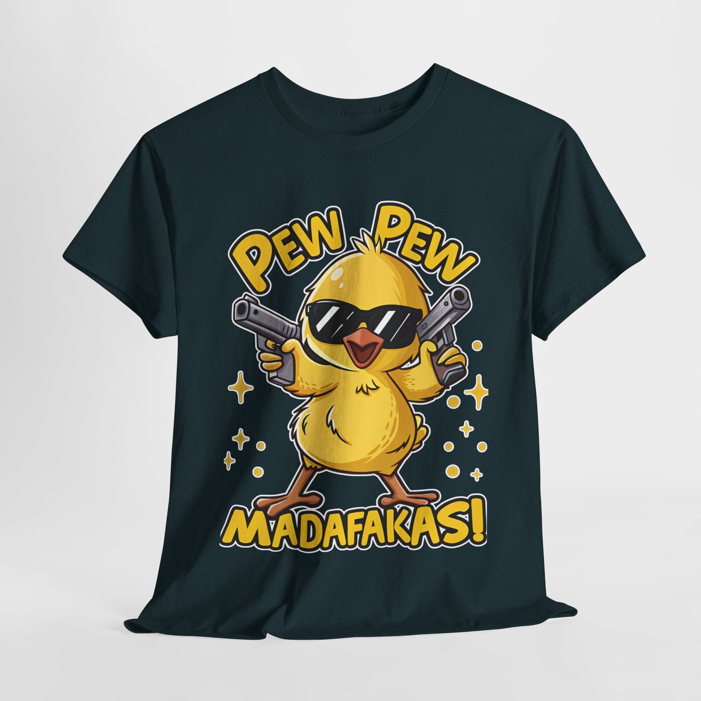 Pew Pew Madafakas Unisex Cotton Tee, Fun Graphic T-Shirt, Casual Wear, Gift for Gamers, Quirky Humor Tee, Everyday Comfort Shirt
