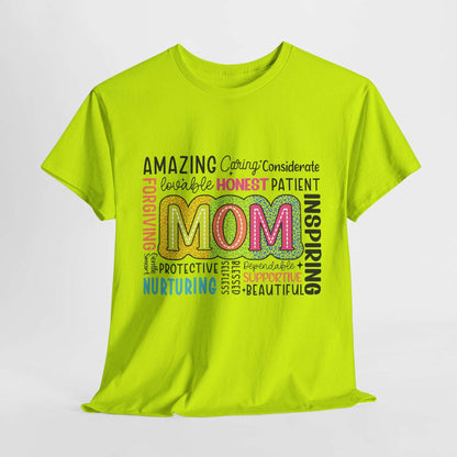 Inspirational Mom Tee - Unisex Heavy Cotton Shirt for Mother's Day