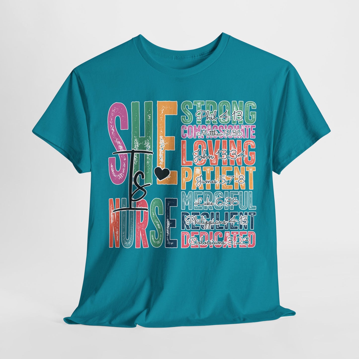 Strong Nurse Unisex Heavy Cotton Tee - Ideal Gift for Healthcare Heroes