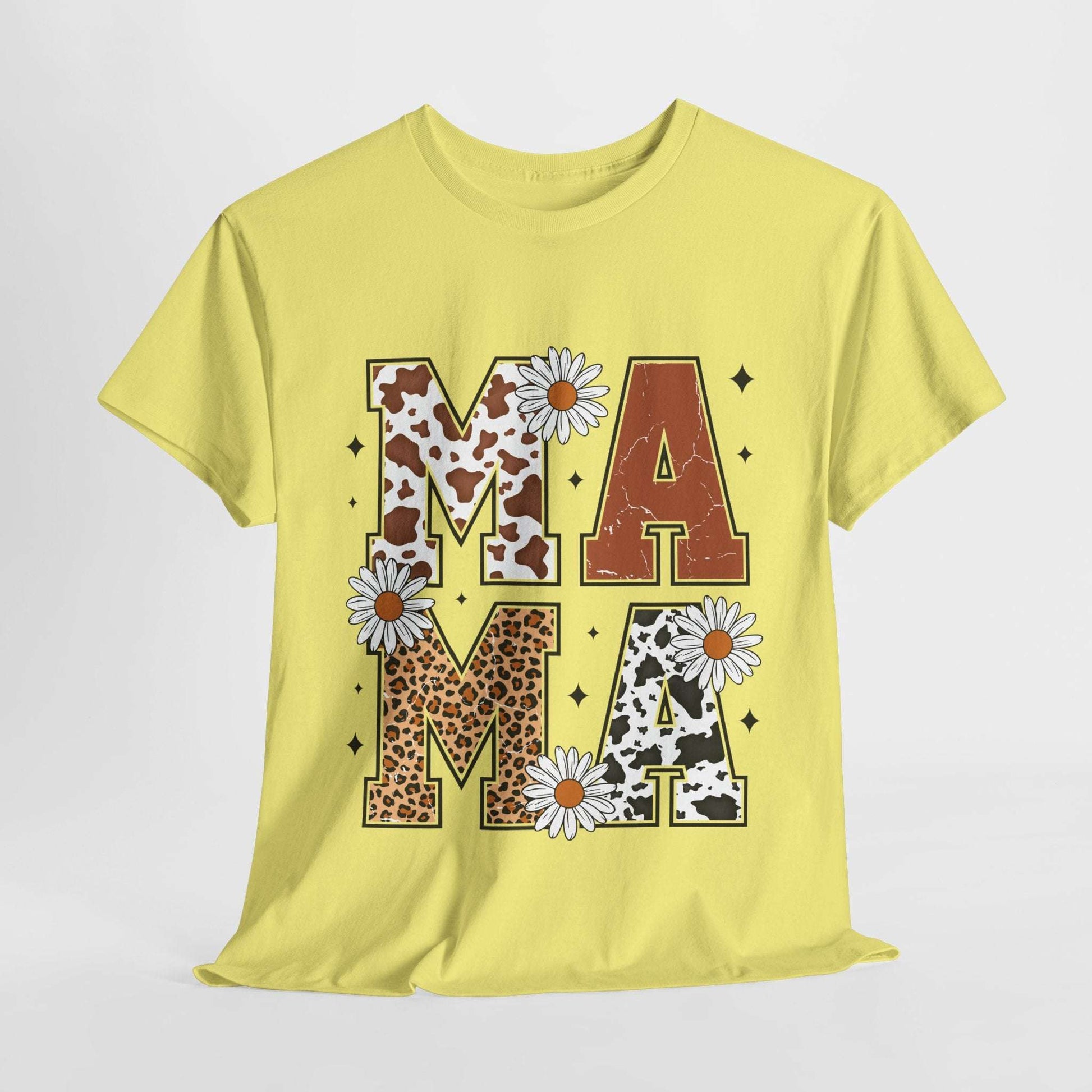 Mama Graphic Tee - Trendy Unisex Heavy Cotton Shirt for Moms