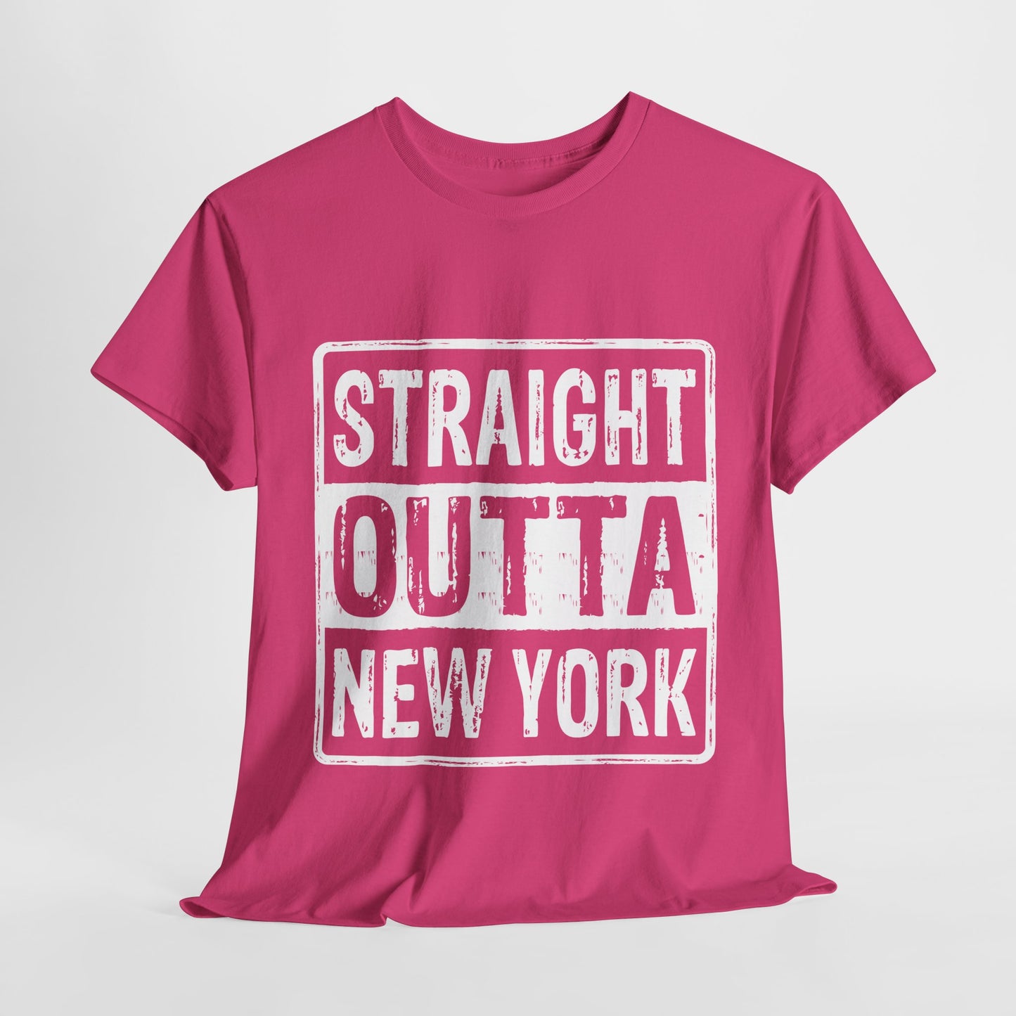 Straight Outta New York Unisex Heavy Cotton Tee