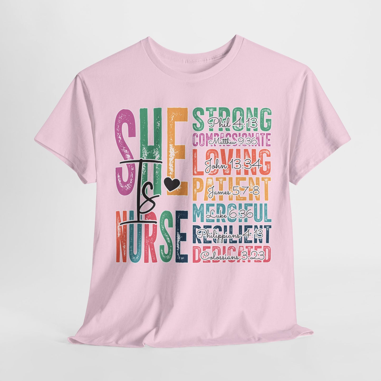 Strong Nurse Unisex Heavy Cotton Tee - Ideal Gift for Healthcare Heroes