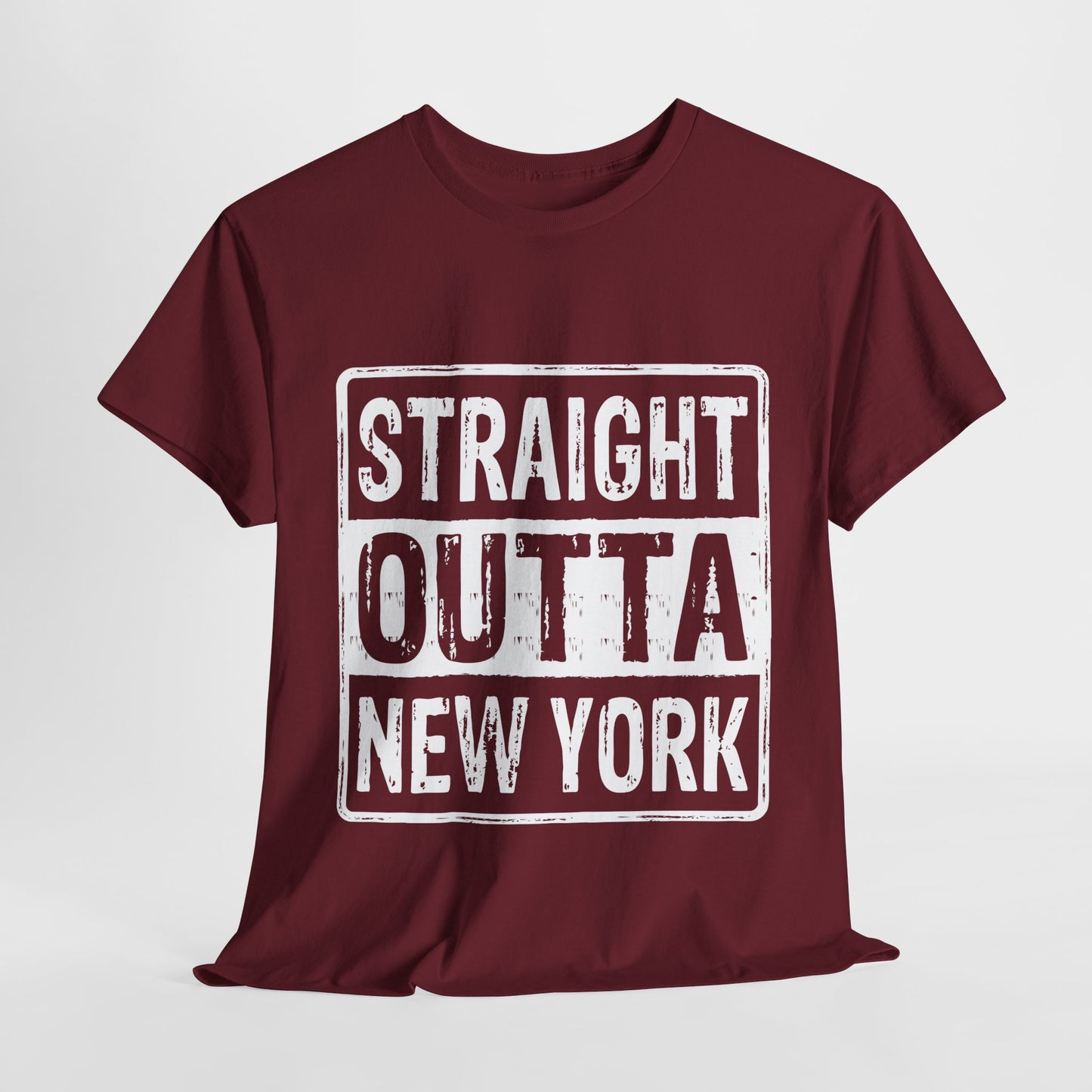 Straight Outta New York Unisex Heavy Cotton Tee