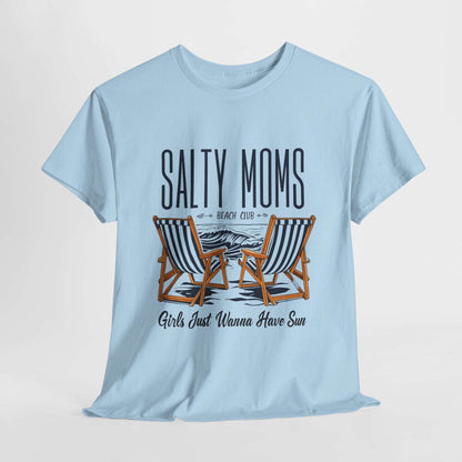 Salty Moms Beach Club Unisex Heavy Cotton Tee