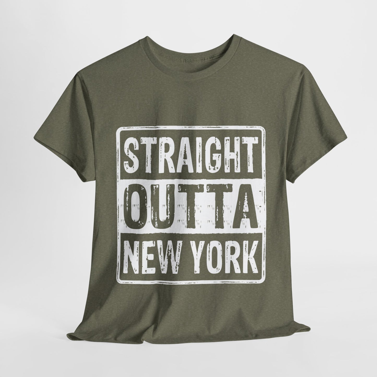 Straight Outta New York Unisex Heavy Cotton Tee