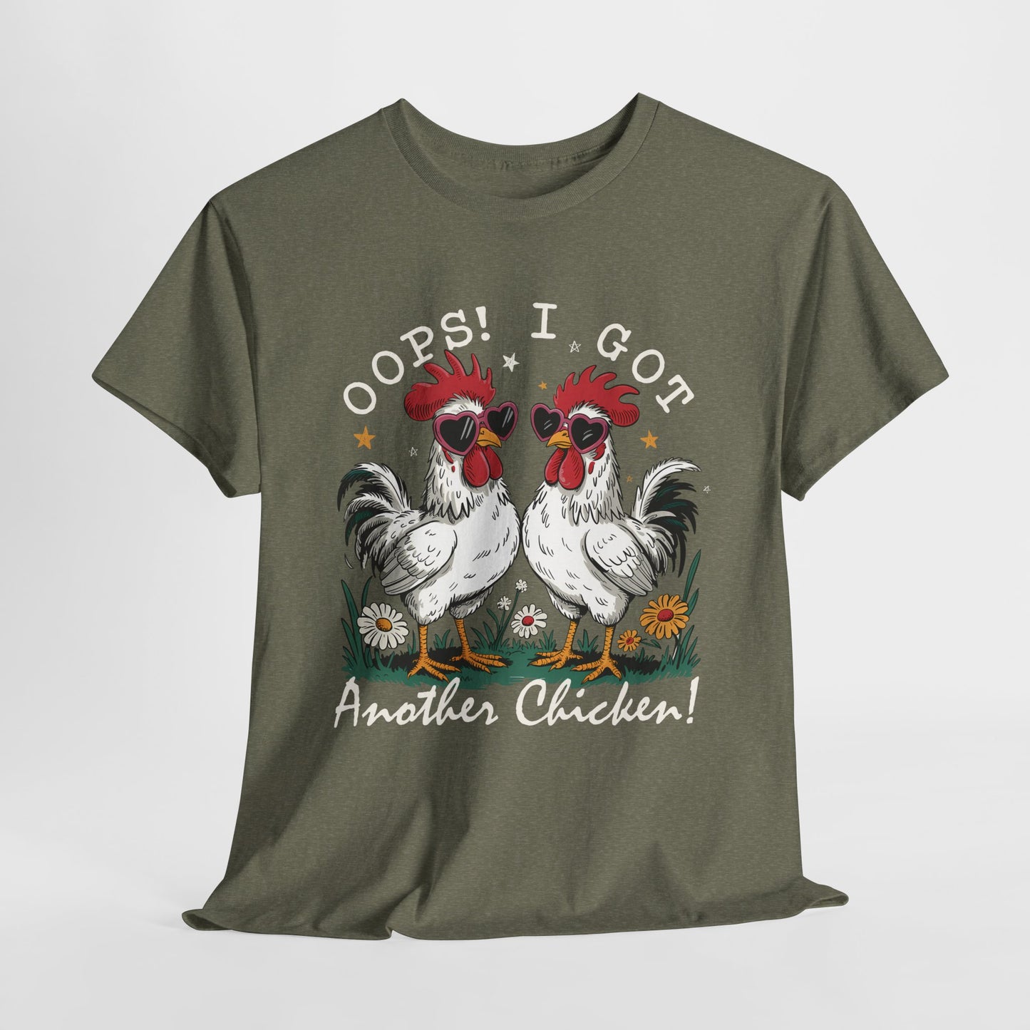 Fun Chicken Themed Tee - 'Oops! I Got Another Chicken!' Unisex Cotton T-Shirt