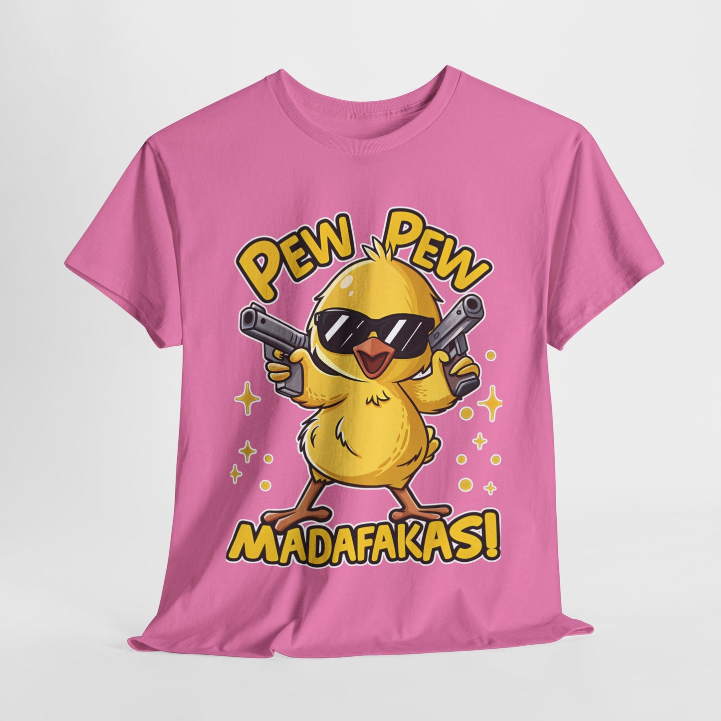 Pew Pew Madafakas Unisex Cotton Tee, Fun Graphic T-Shirt, Casual Wear, Gift for Gamers, Quirky Humor Tee, Everyday Comfort Shirt