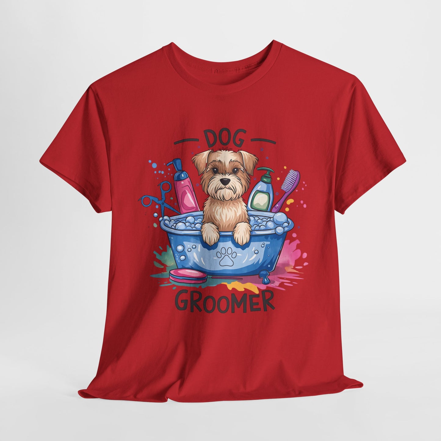 Funny Dog Groomer Heavy Cotton Tee - Perfect Gift for Dog Lovers