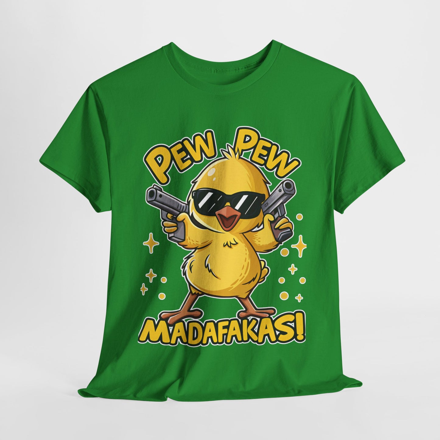 Pew Pew Madafakas Unisex Cotton Tee, Fun Graphic T-Shirt, Casual Wear, Gift for Gamers, Quirky Humor Tee, Everyday Comfort Shirt