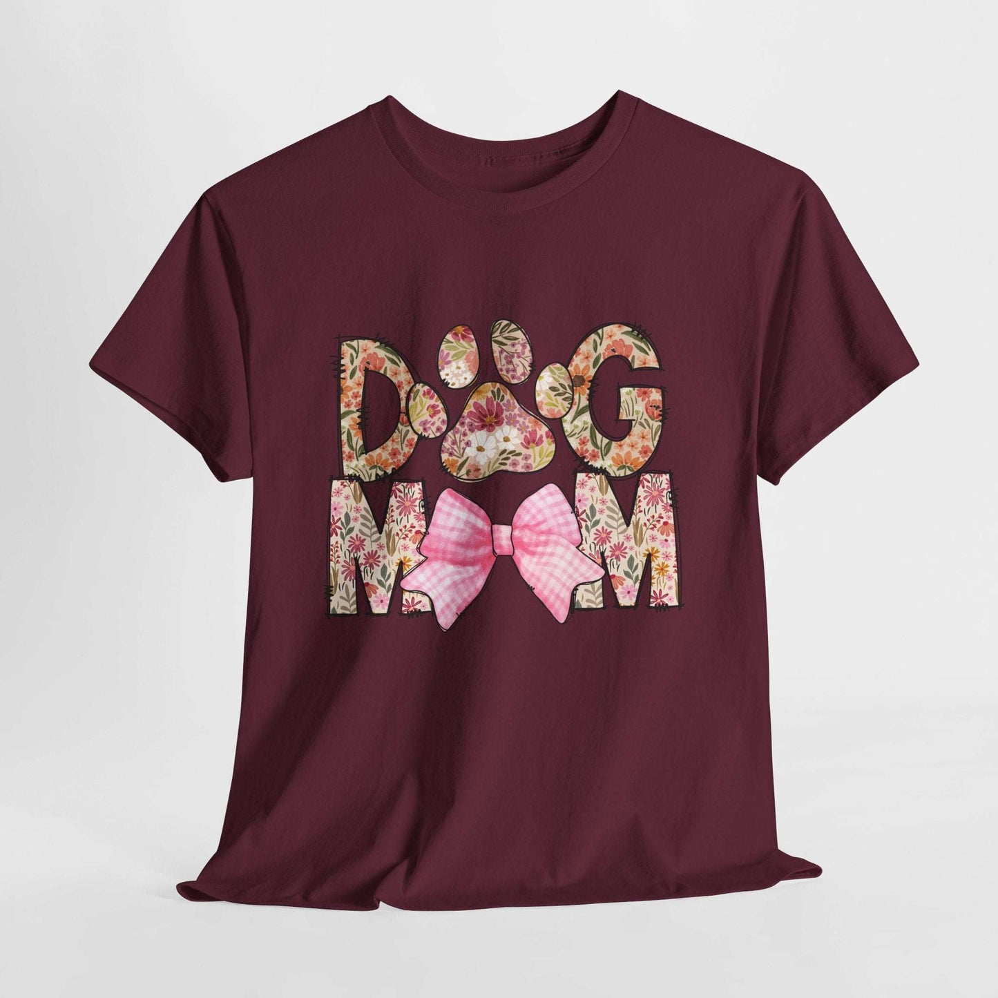 Dog Mom Coquette Unisex Heavy Cotton Tee