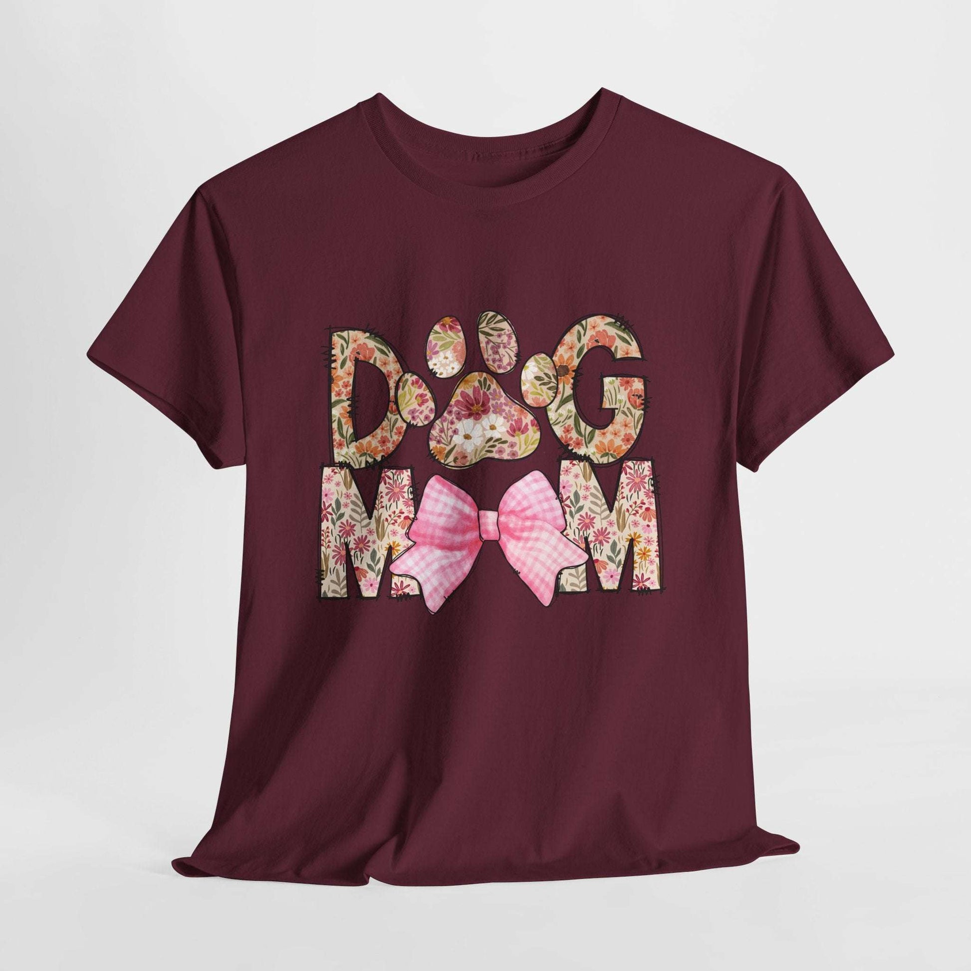 Dog Mom Coquette Unisex Heavy Cotton Tee