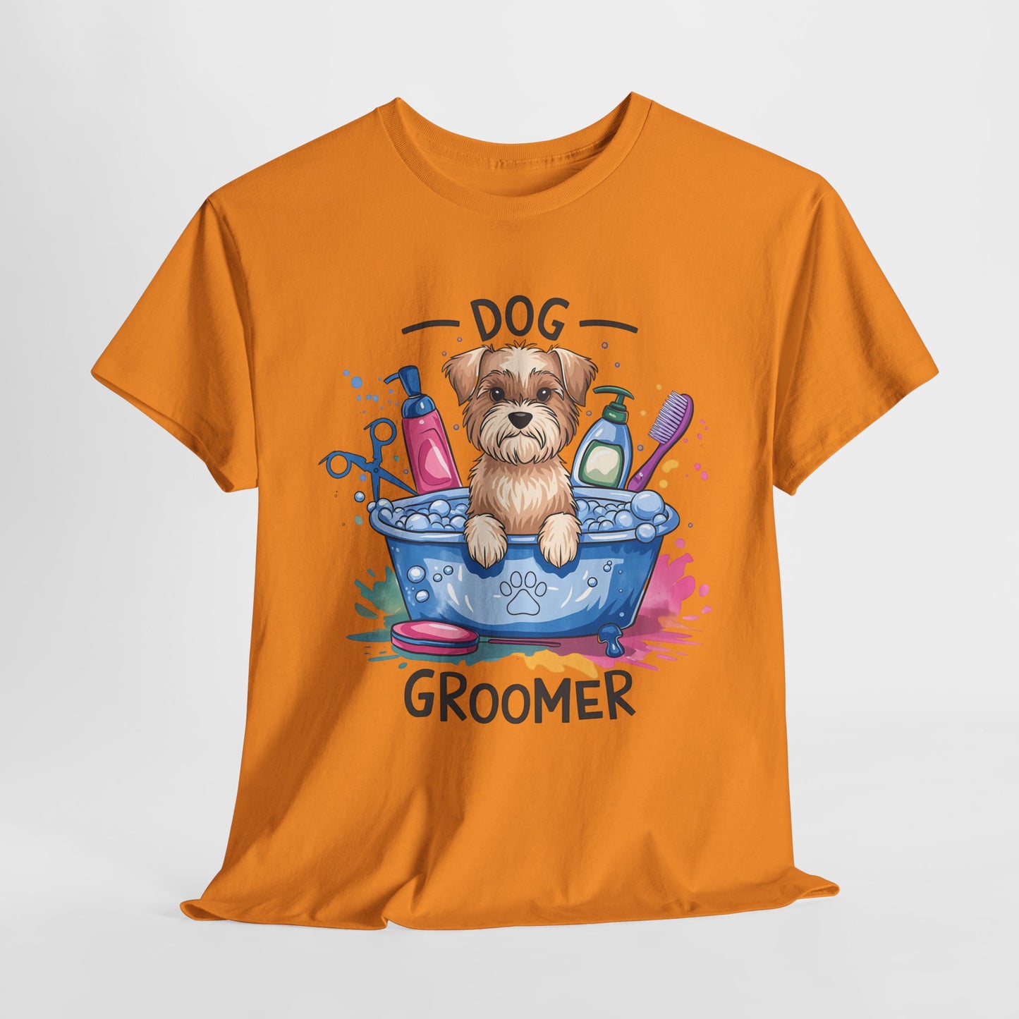 Funny Dog Groomer Heavy Cotton Tee - Perfect Gift for Dog Lovers