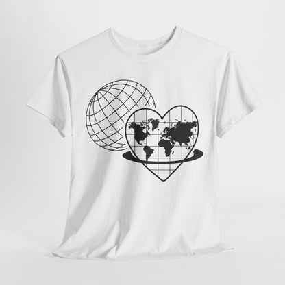 Camiseta unisex de algodón grueso: "Eres suficiente para el mundo". Camiseta gráfica inspiradora.