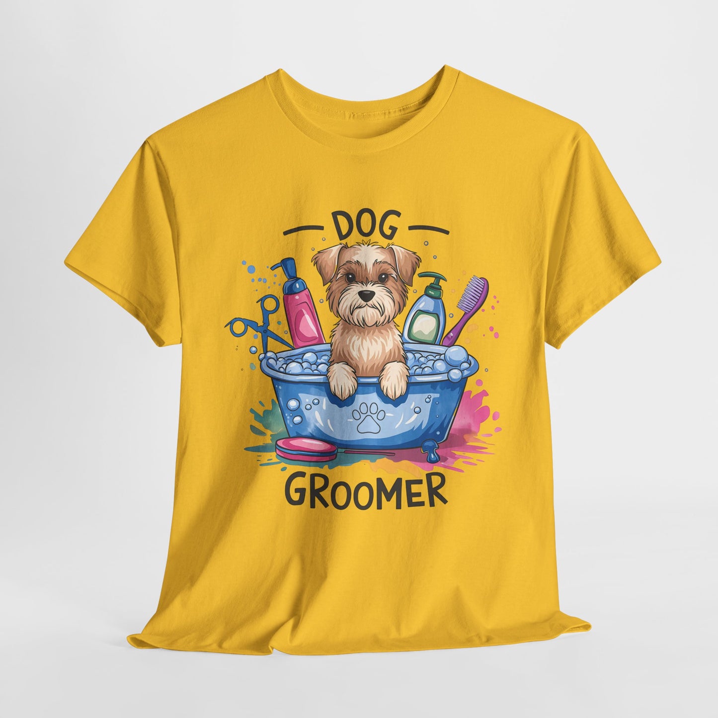 Funny Dog Groomer Heavy Cotton Tee - Perfect Gift for Dog Lovers