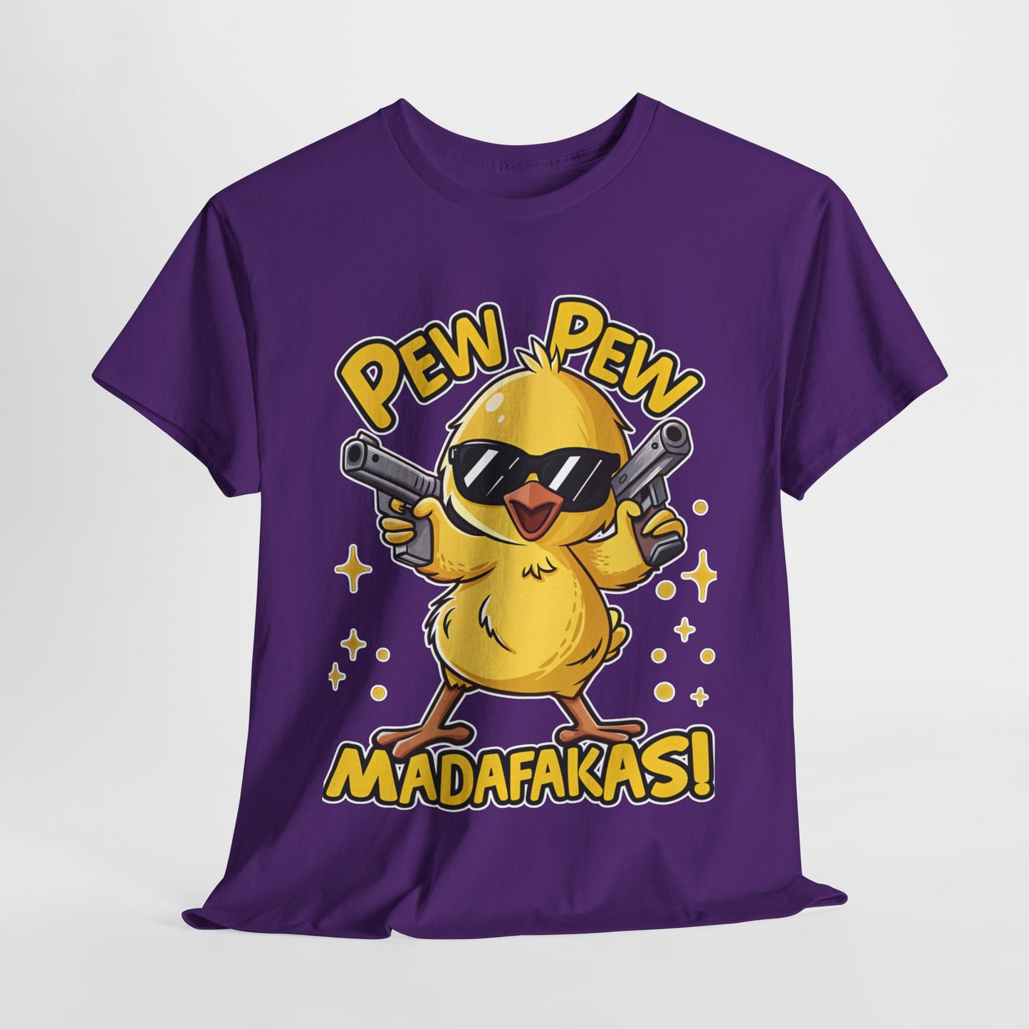Pew Pew Madafakas Unisex Cotton Tee, Fun Graphic T-Shirt, Casual Wear, Gift for Gamers, Quirky Humor Tee, Everyday Comfort Shirt