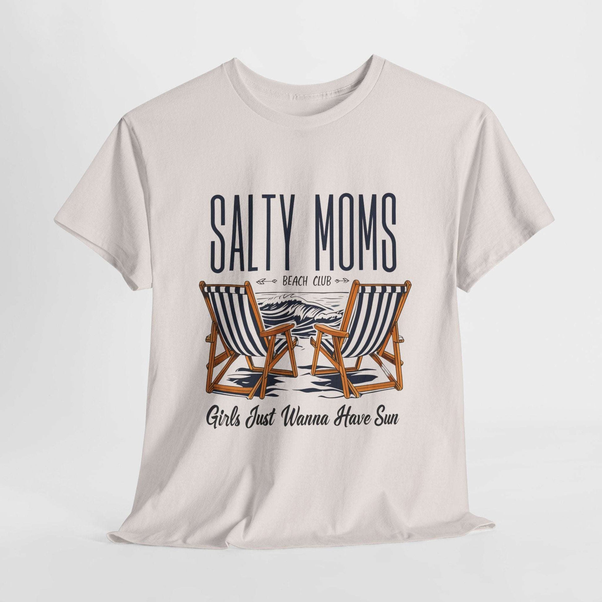 Salty Moms Beach Club Unisex Heavy Cotton Tee