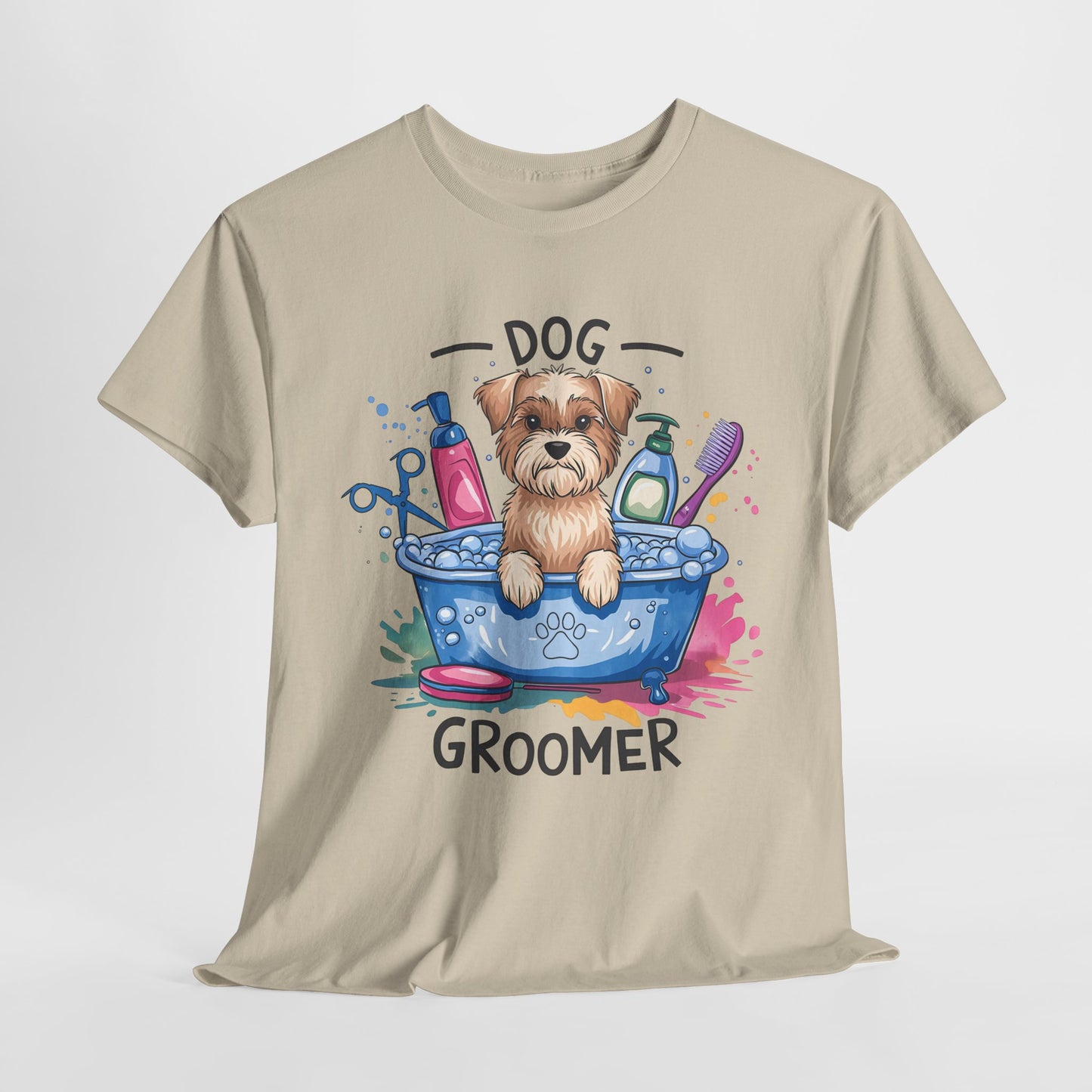 Funny Dog Groomer Heavy Cotton Tee - Perfect Gift for Dog Lovers