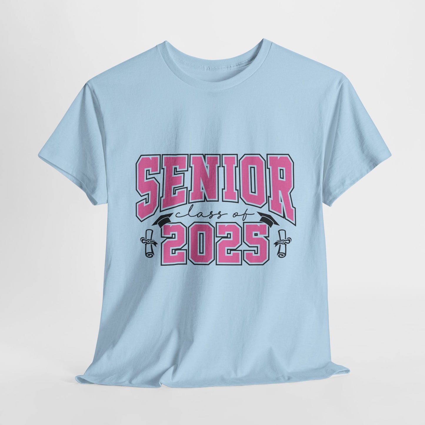 Senior Class of 2025 Pink Unisex Heavy Cotton Tee